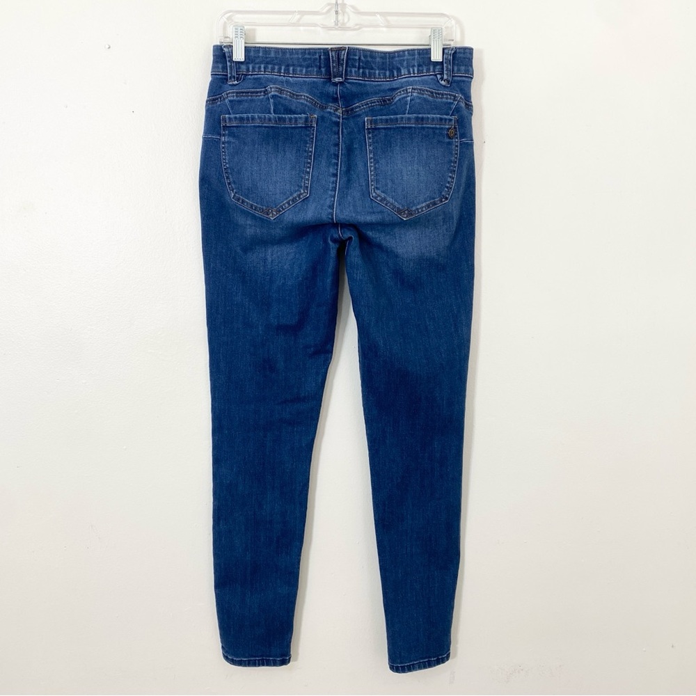 Democracy Womens Ab Solution Jeans Size 8 Medium Wash Skinny Mid Rise - Picture 4 of 6